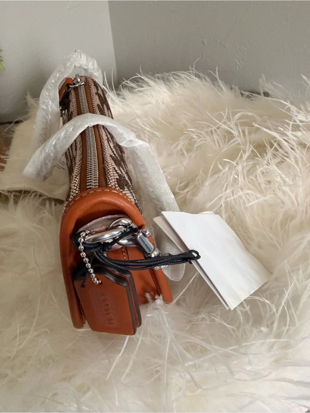 Coach Swinger 20 bag in crystal signature bag